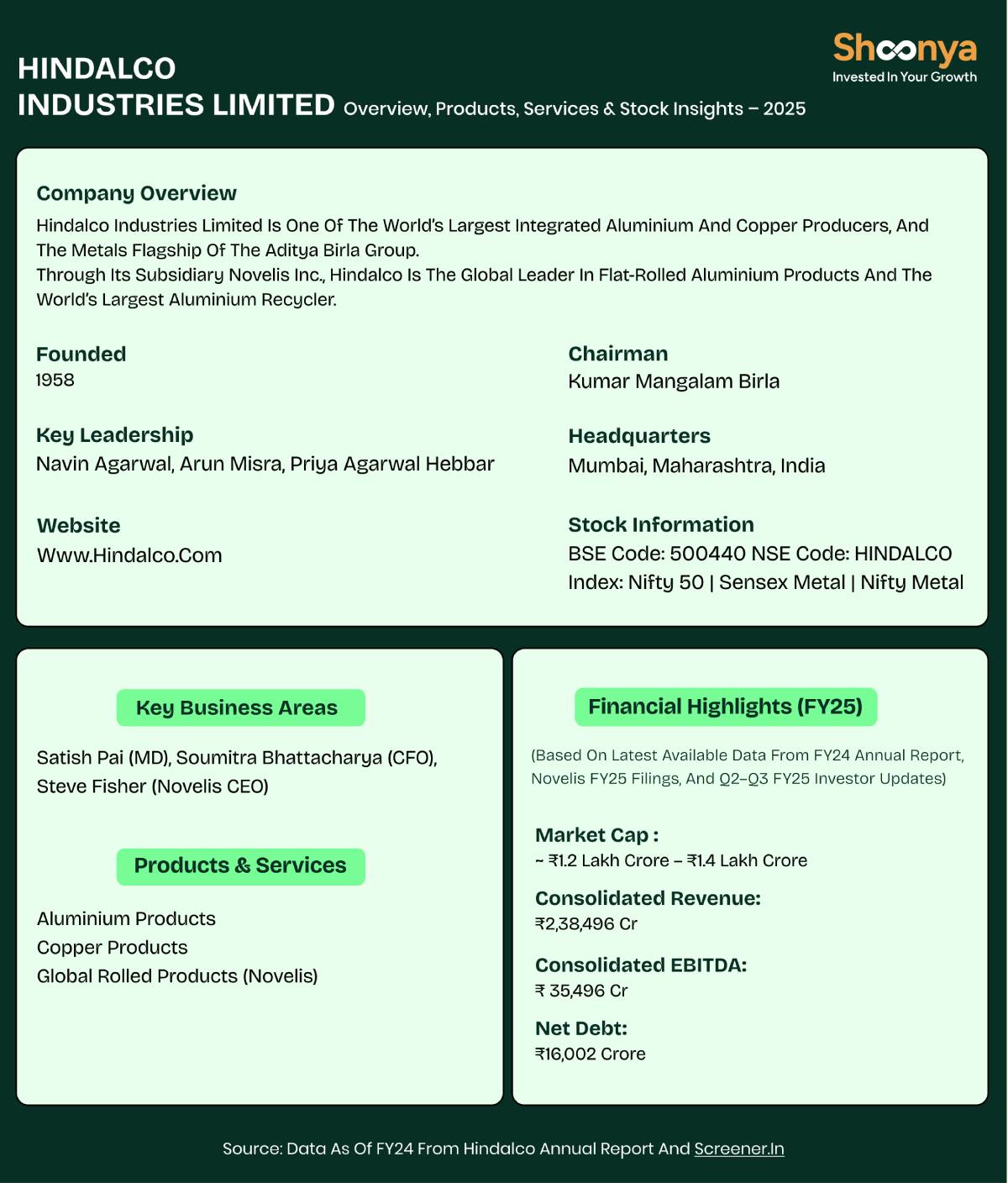 Hindalco History